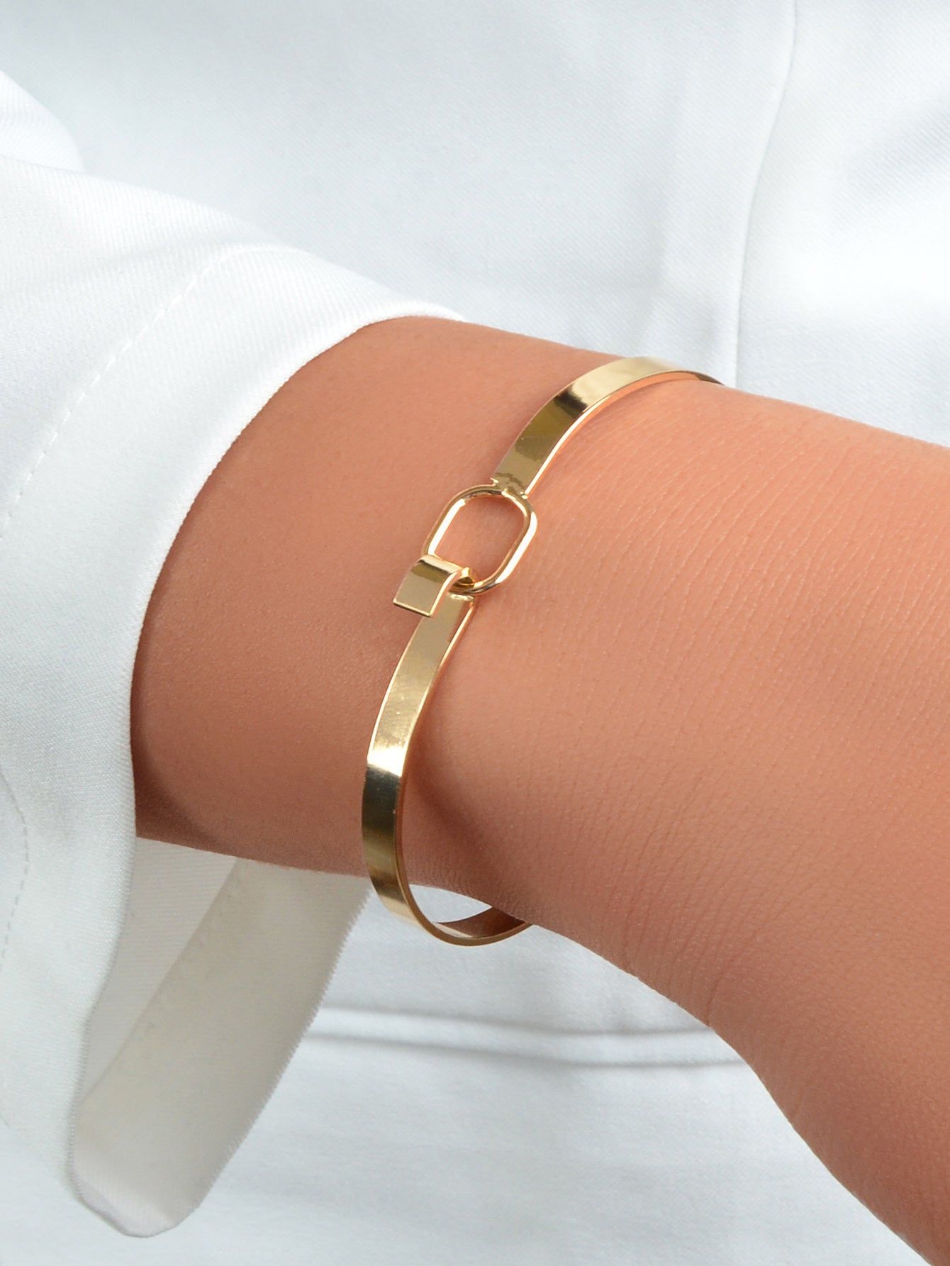 18K Gold plated Minimalist Geometric Bracelet